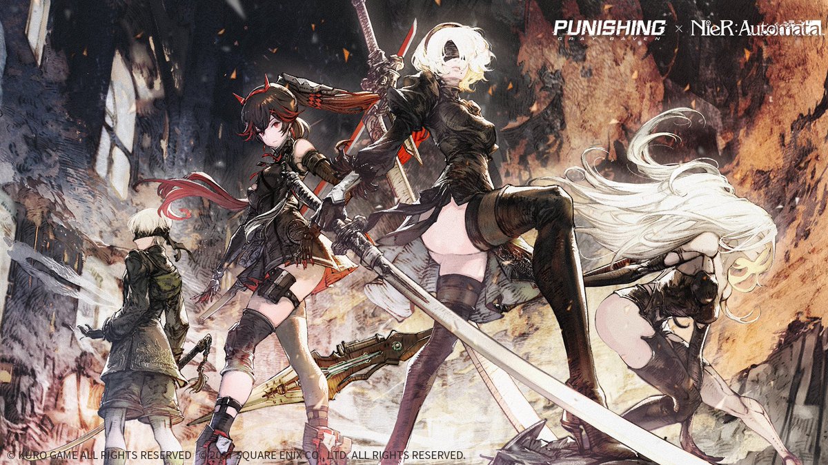 PGR_GLOBAL's tweet image. Hi Commandants,

We prepared a NieR Collab theme wallpaper for you, hope you like it!

#PGRxNieR #PGR #punishinggrayraven