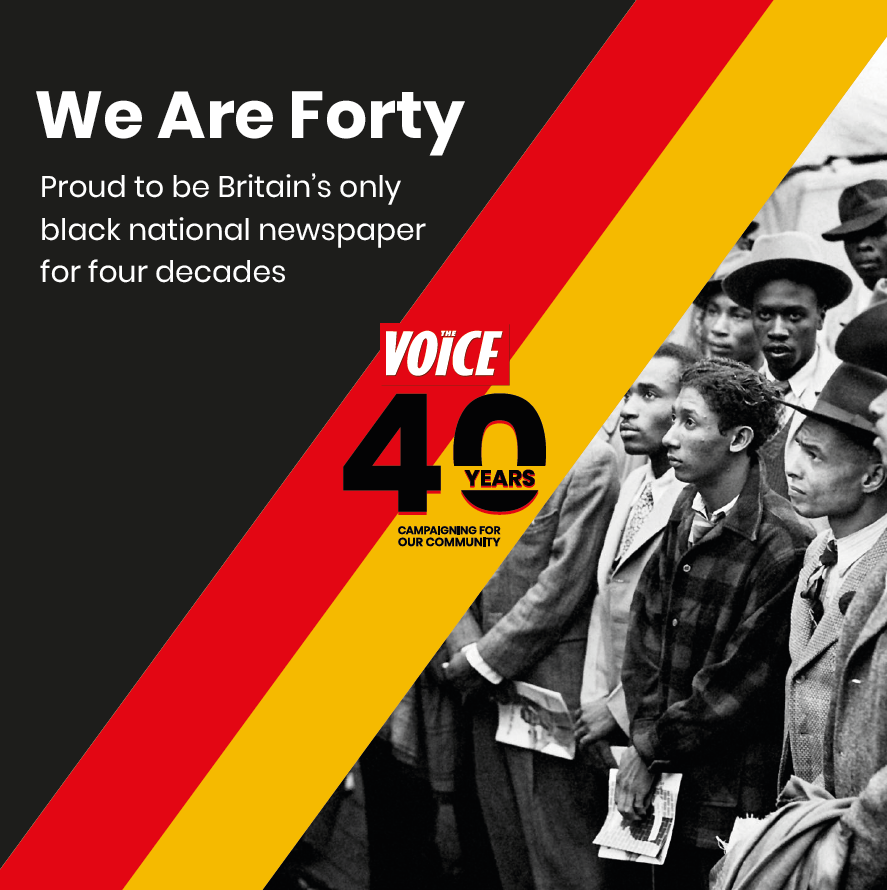 TheVoiceNews's tweet photo. 🎉Our special anniversary issue is on the streets  

WE ARE FORTY 🎂

We celebrate this milestone with a special 96-page bumper edition, reflecting on the stories that mattered for Britain's black community.

Pick up a copy today or subscribe: https://t.co/DuFGiPHJeZ

1/ https://t.co/a1d3Z8Pup3