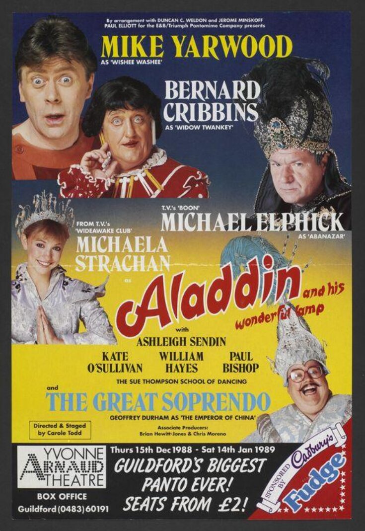 YvonneArnaud's tweet image. We are all saddened this morning to hear of the passing of the wonderful #BernardCribbins.

We've been looking through the archives and found this poster for our 1988 pantomime where Bernard played Widow Twankey. He will forever be remembered as one of the greats.