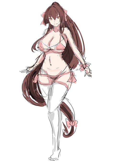 気になるとこ修正して全身も 