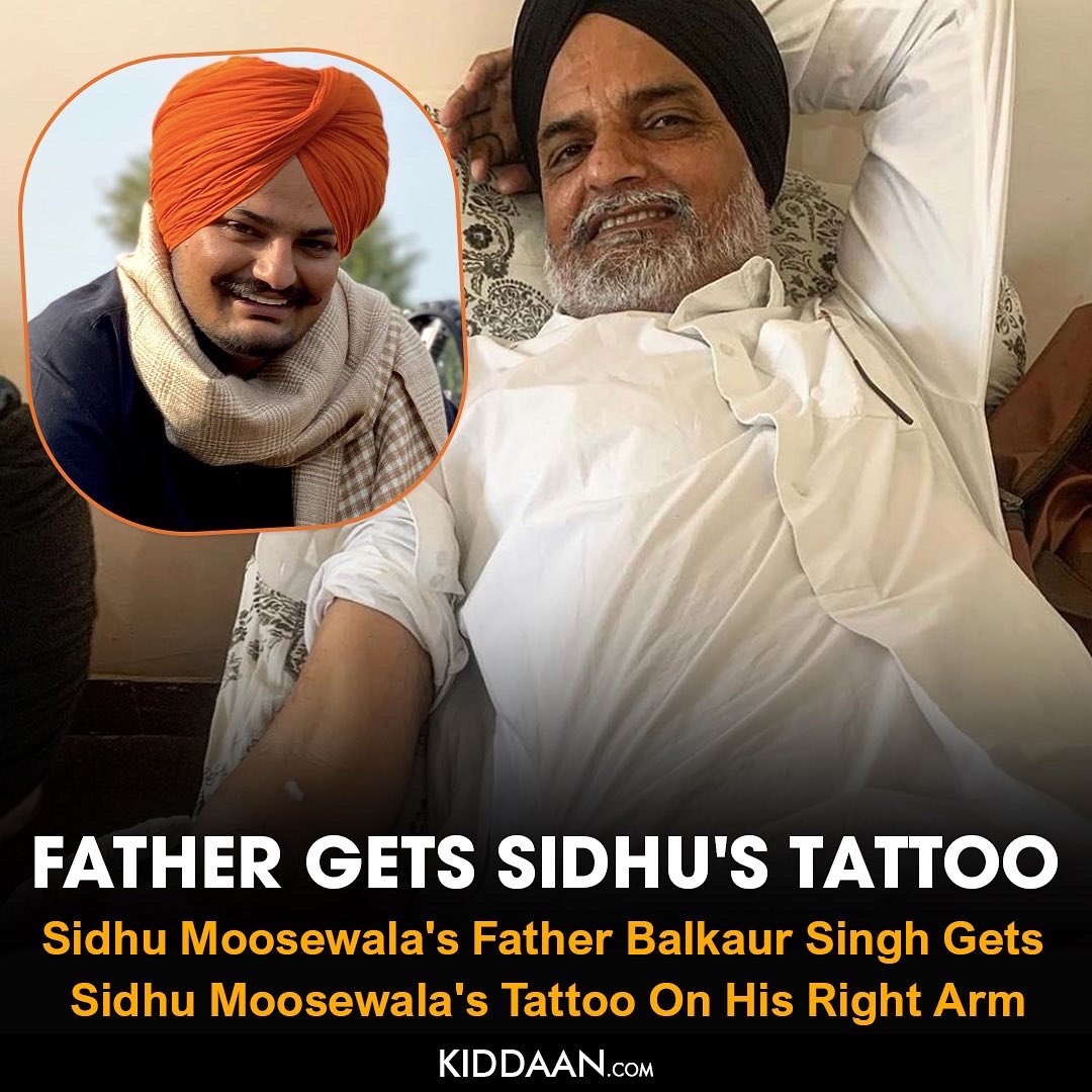 That's some dedication… (tattoo of slain Indian rapper Sidhu Moose Wala) :  r/ATAAE