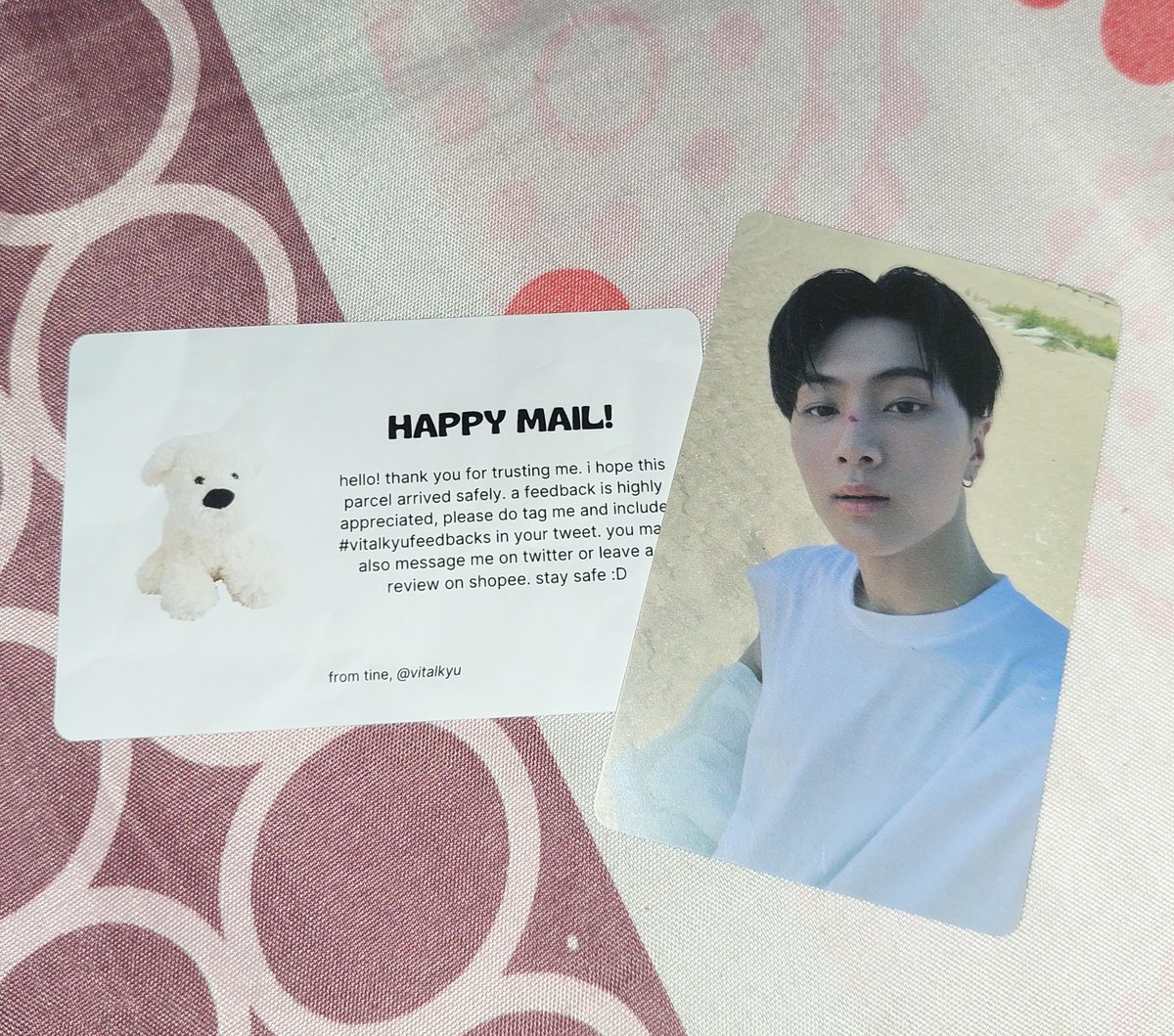 eunsoolovesjin's tweet photo. #eunsoobuys
from @vitalkyu
tysm for letting me have Jay. until next time po and stay safe always. 🤗
#vitalkyufeedbacks https://t.co/53594IC27T