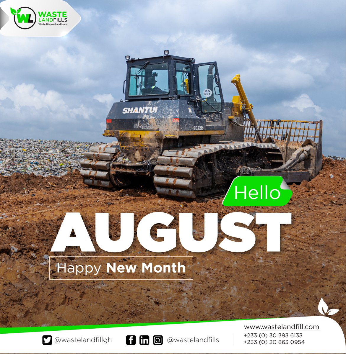 Wastelandfillgh's tweet photo. Success cannot be achieved without a set mind to drive it. Wishing you an awesome new month full of achievable successes. Happy new month!!!

Waste Landfills, waste disposal and more!
#HappyNewMonth https://t.co/i6vuN8huUi