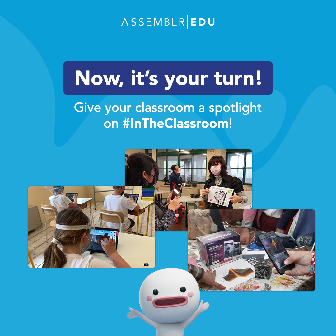 assemblrworld's tweet photo. Can't wait to see how fun your classroom can be! Will you be the next to get featured? 👀
#AssemblrEDU #3D #AR #AugmentedReality #Education #Classroom #Lesson #edu https://t.co/JasEfRu1zQ