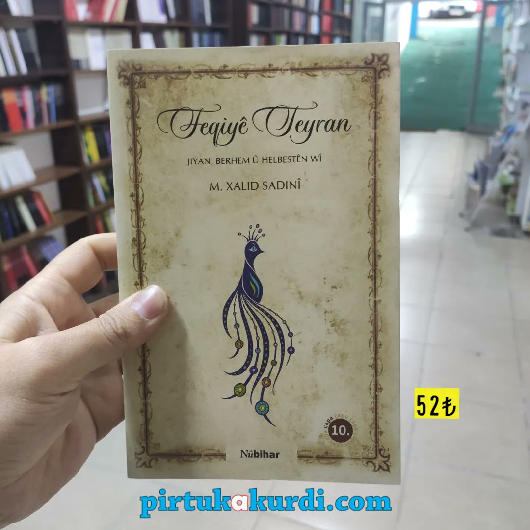 pirtukakurdi's tweet photo. 📚Feqiyê Teyran-Jiyan Berhem û Helbestên Wî
🔽 %30 Erzanî
✒️ M. Xalid Sadinî
.
🛒 Ji bo siparişan
👉https://t.co/QlwH03MO5v
👉WhatsApp: 0533 307 5717
.
#feqiyêteyran #hebest #şiir #kürtedebiyatı https://t.co/sk3sMqBU60