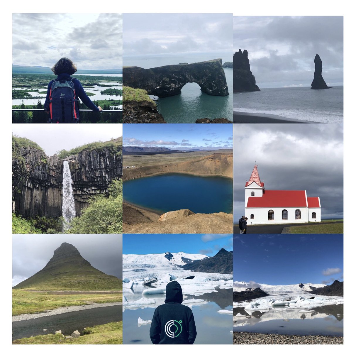 IolandaLopezIg's tweet photo. Islandia no deja indeferente# 2500km # #expectacular #trekking #paisajesnaturales #cascadas #craters #rios#fiordos #tranquilidad #pequeñasciudades #agua #fuego #hielo #agradecida #amistad #thanks https://t.co/aNbGLfFzZX