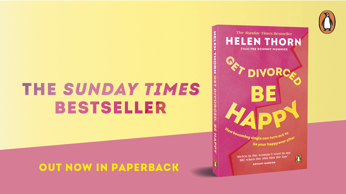 @helen_thorn's bestselling book Get Divorced Be Happy is out now in paperback! 'Brutally honest and frequently hilarious' @jennyeclair Get your copy in time for your summer holiday: smarturl.it/GDBHpaperback