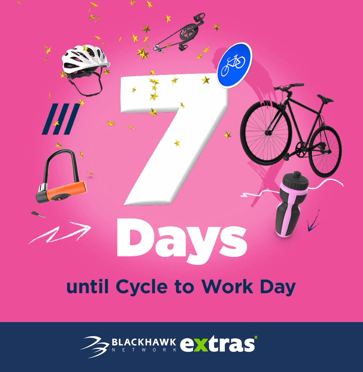 cycletoworkday's tweet photo. 🔔 1 WEEK TO GO 🔔 

Cycle to Work Day takes place on August 4th. And we'll be giving away over £4K worth of prizes!

Join our free Love to Ride community to get involved and have the chance to win 👇
https://t.co/9AZoEIsDEU https://t.co/DPae6yBbmu