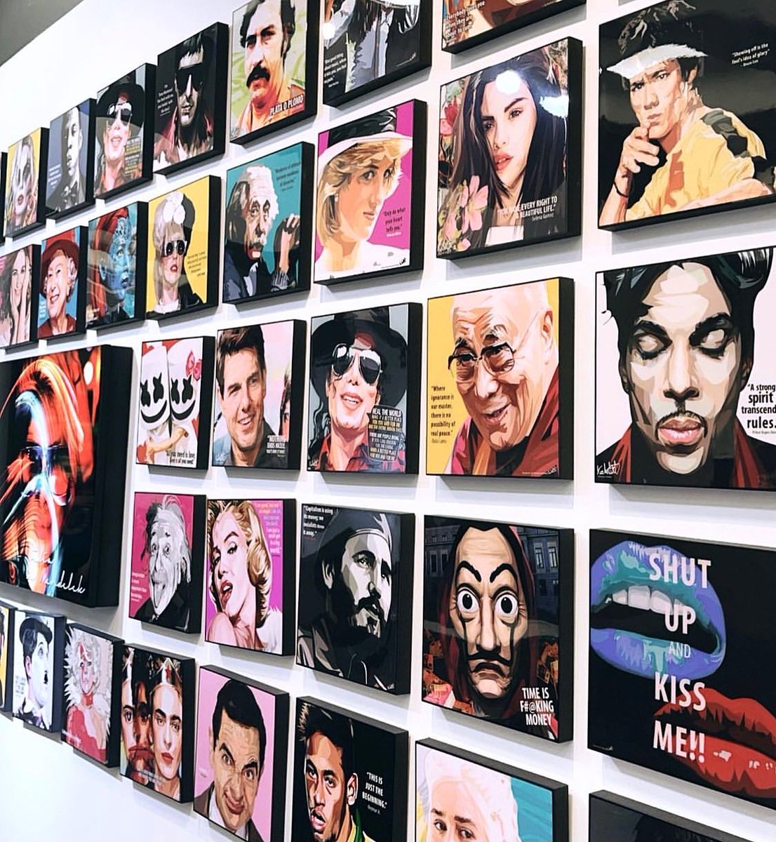 日本限定 サイズ L 75x100 ポップアート パネル Famous Pop Art fawe.org