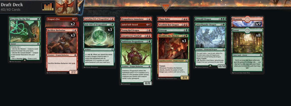 Ayer probé el Draft de Baldur's Gate en mi cuenta. La primera experiencia fue en el Early Acces con la VIP.
Que divertido es poder draftear dragones, sólo con eso <a href="/wizards_magicES/">Magic: the Gathering - Español</a>  ya tienes mis sienes.

P.D: Esta tarde vacilare de nuevo añadido a la cole 🤭🫢