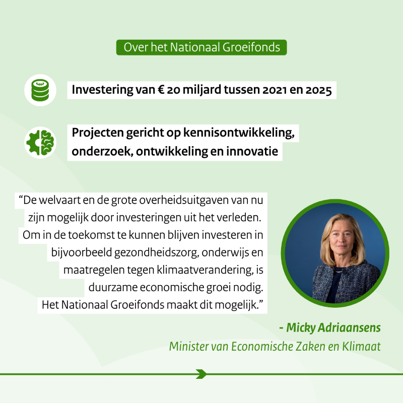 Er zijn 4 projecten gekozen binnen het thema Mobiliteit:

- Digitaal Ecosysteem Mobiliteit en Smart City
- Zero Emission Services
- Digitale Infrastructuur Logistiek
- Luchtvaart in Transitie

Wij leggen u graag uit wat zij doen en wat wij er als samenleving aan hebben.