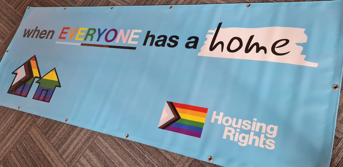 HousingRightsNI's tweet photo. We’re ready for @belfastpride! We're excited to be participating in the #BelfastPride parade for the first time ever. 
See you all there😀  

And a reminder that Housing Rights is here for everyone. 

#pride22 https://t.co/zkTSmNXqqu