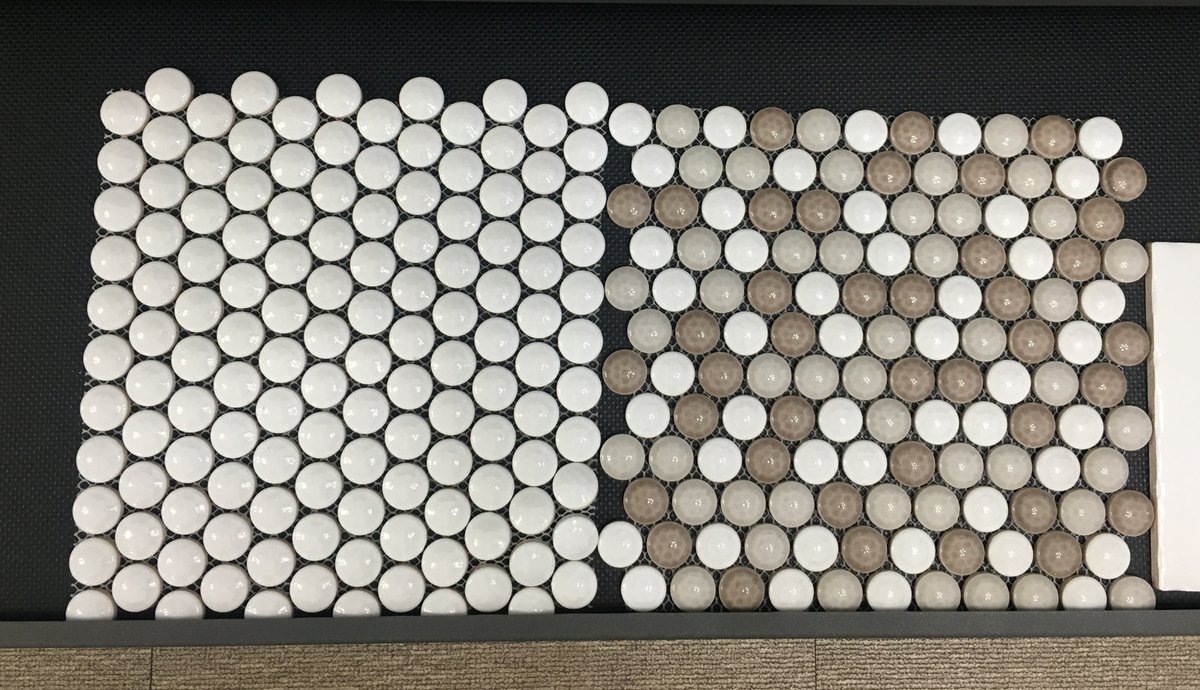 CaneYan1's tweet image. Classic penny mosaic tiles, perfect for your every moden space.✨🥰
#mosaic #mosaictile #pennytile #ceramictile #walltiles #moden #classic #tilesdesign #tilestyle  #interiordesign #belite