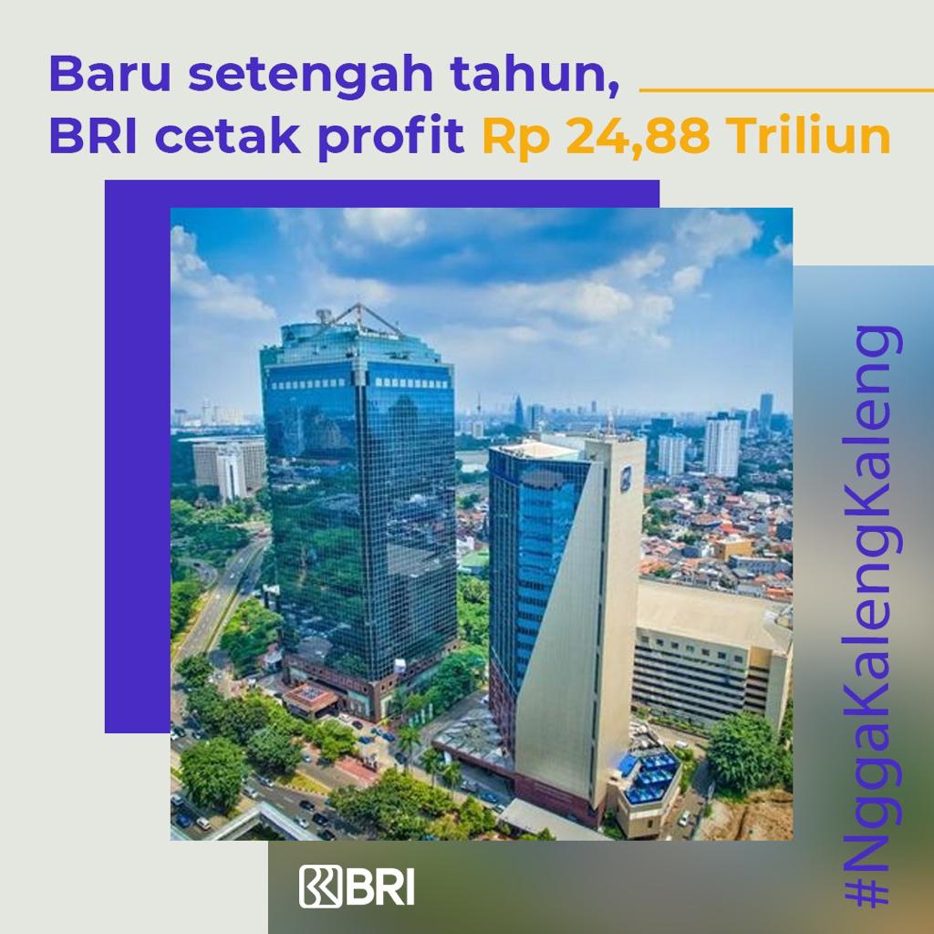 Ada ngga yang kayak gini?
6 bulan laba 24 T kalo bukan Bank BRI #NggaKalengKaleng #racelorokenceng