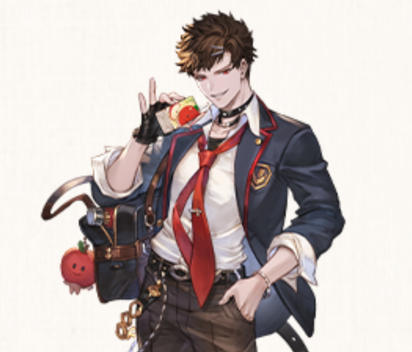 the apple motifs. the stupid little hairclips i feel so ill