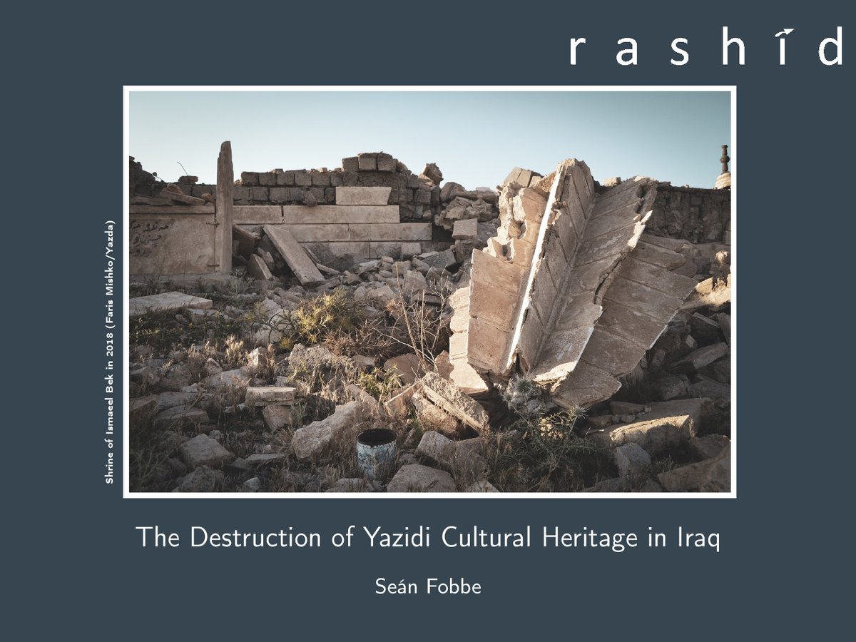 RASHID_Internat's tweet photo. How should we deal with ISIS/Daesh crimes in Iraq? Our Chief Legal Officer Seán Fobbe recently briefed the #UNITAD team and the NGO community on the results of our work on the Yazidi genocide - a 🧵

Slides: https://t.co/SgnyAYnj9e https://t.co/ix2GRXgyu9