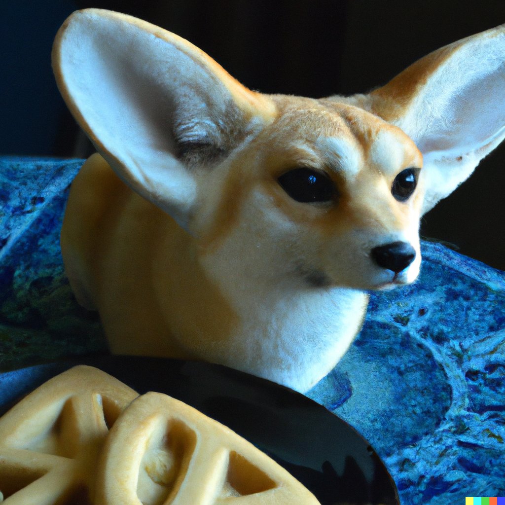 Spring_Buck's tweet photo. @KakDough It definitely got the cookie and fennec part right xD https://t.co/CVzDAdqg3L