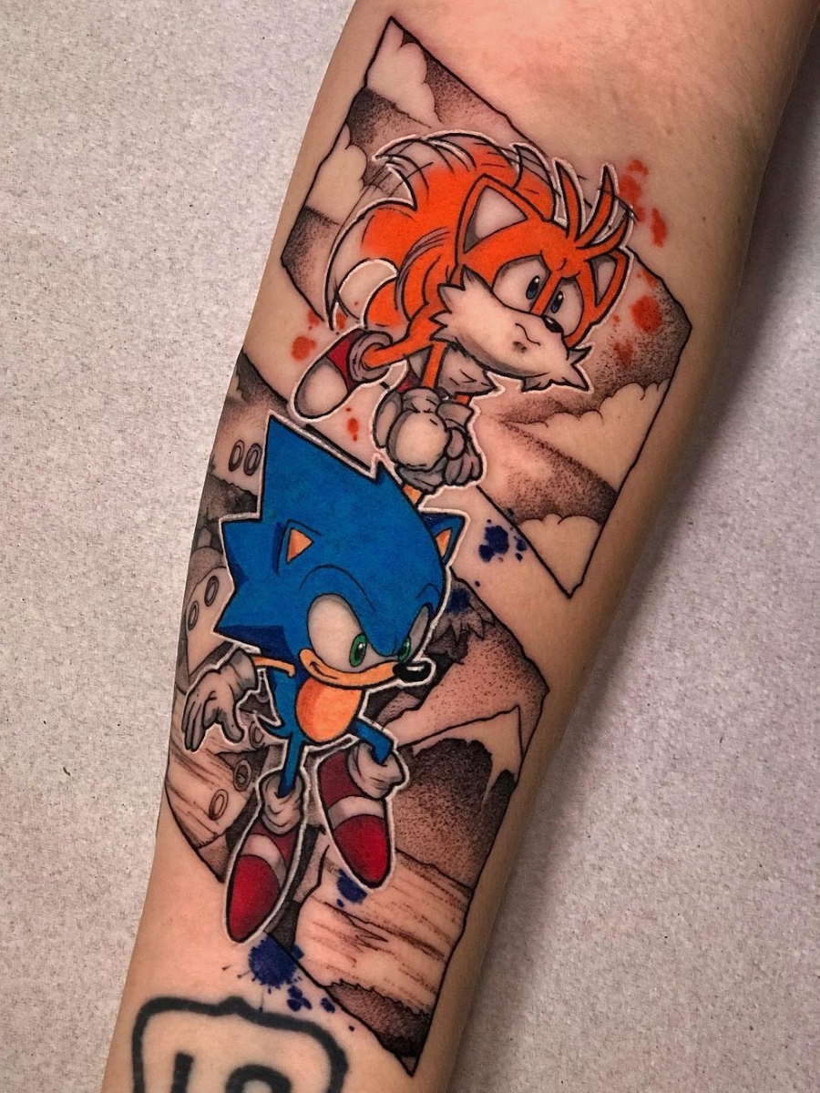 1 Gamer  Anime Tatts on Instagram Sonic and Amy Rose tattoo done by  doctorinkwell To submit your work use the tag gamerink And dont forget  to share our page too tattoo