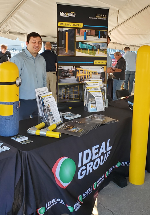 idealshield's tweet image. Our newest salesperson, Josh, made his way to @DTE_Energy today for the #DTESafetyDay event.