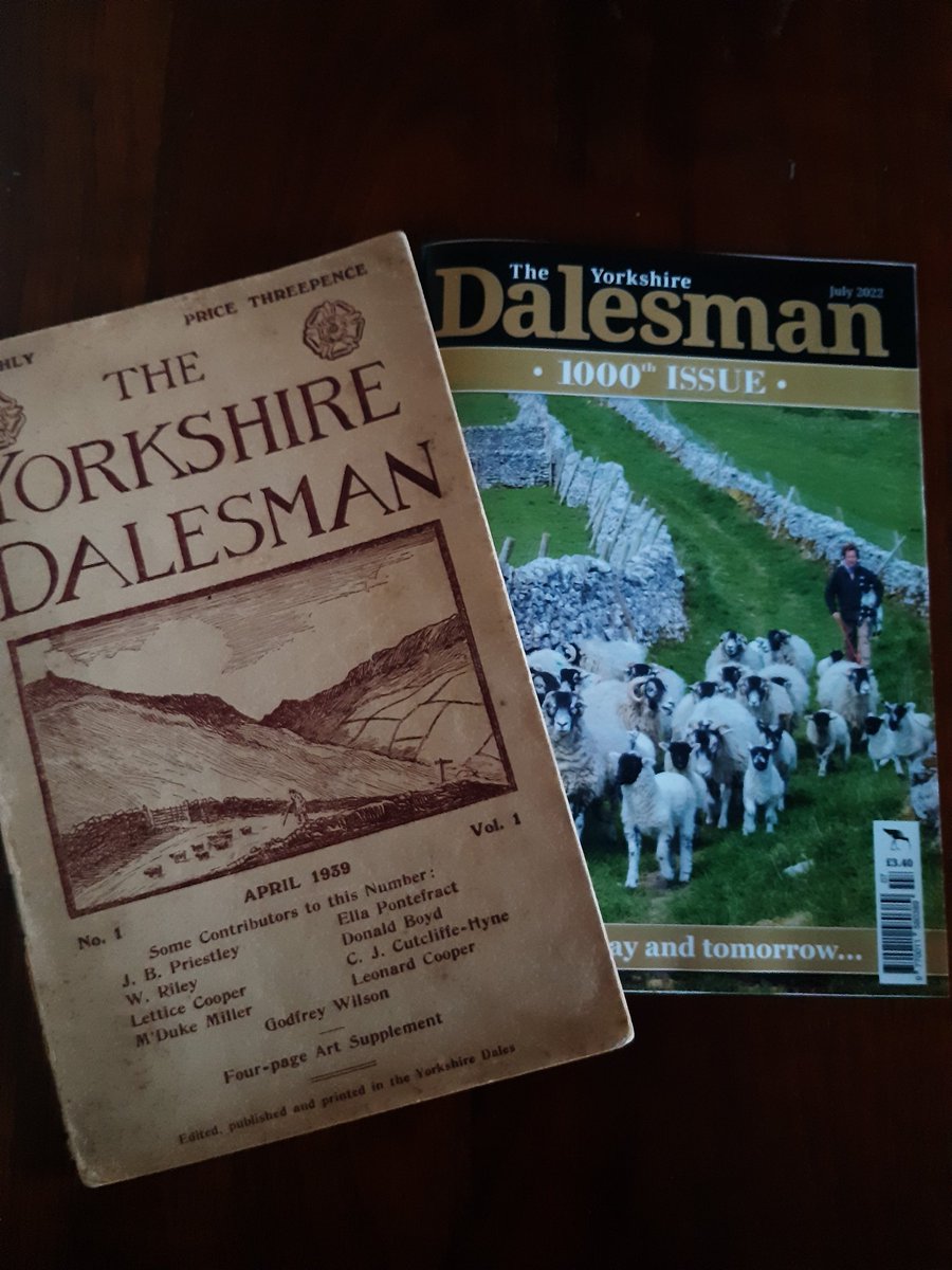 Congratulations to @The_Dalesman which this month has published its 1000th issue! Here @Yockgranola we love a good read particularly when it's about our lovely county. We've been fans a long time, in fact we even have the first edition! #yorkshiredales #yockenthwaite #yorkshire