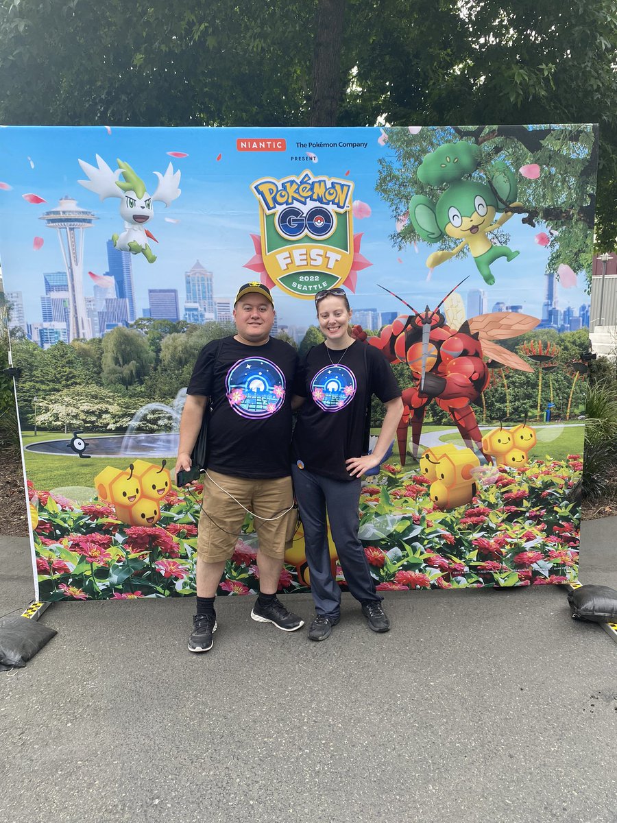 Jessycka86's tweet photo. Flew in from Toronto! I am so happy to see so many people young and old still playing this game! It’s quite amazing! Lovin’ the community! #PokemonGoFest #GOFest2022 #PokemonGoFestSeattle #GofestSeattle #hardcoreplayers #PokemonGo #Unown #Shiny @PokemonGoApp @NianticWayfarer https://t.co/v2b2Jn1geN