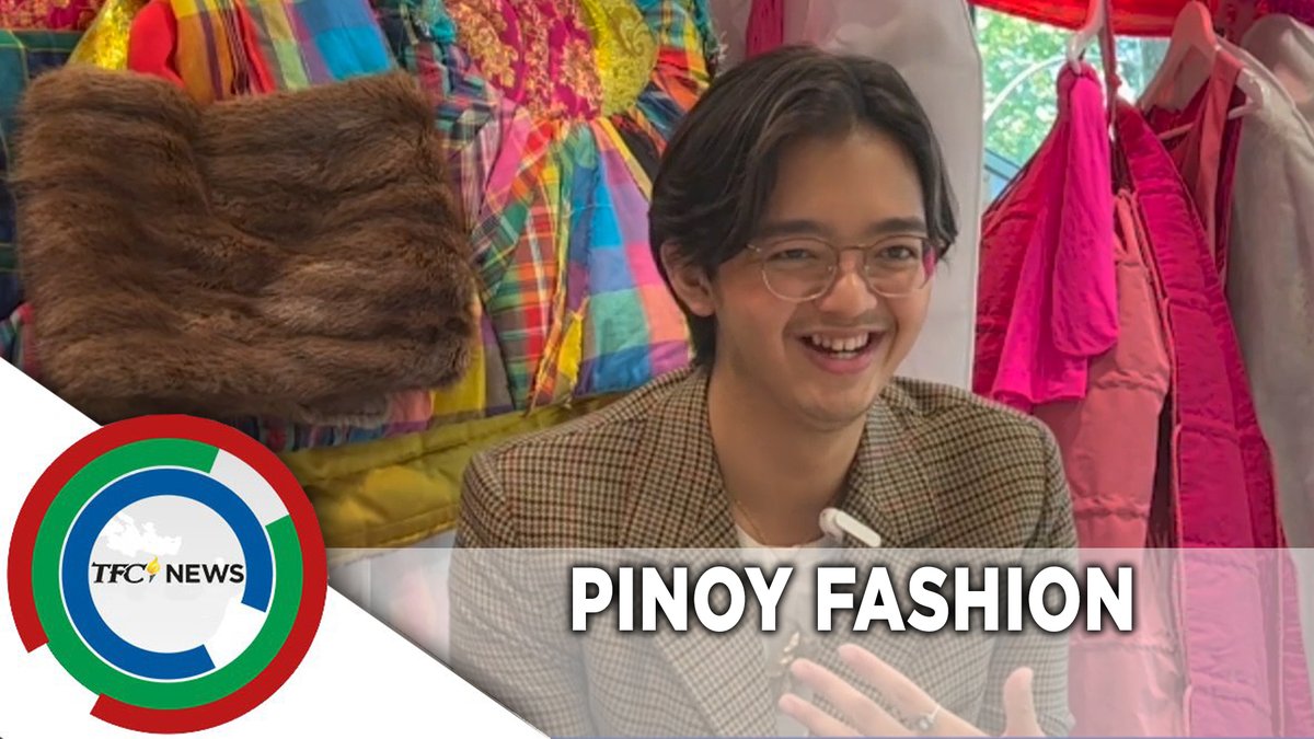 TFCNewsNow's tweet photo. KILALANIN: Isang Pinoy fashion design student ang hinangaan sa fashion capital ng mundo dahil sa kaniyang mga likha.

Nagpapatrol, @marilynrayray. #TFCNews

PANOORIN: https://t.co/7XROs9pVyA https://t.co/KCJsDpumVK
