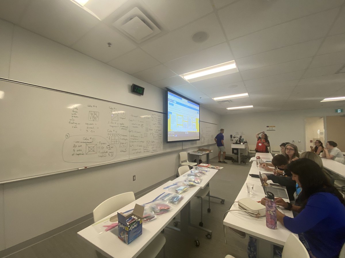 KathrynMackie3's tweet photo. Collaboration among P-12 teachers on the rich task โUnusual Bakerโ to highlight the why and how behind Culturally Relevant Pedagogy and Building Thinking Classrooms. Thank you, participants! You made our day. @pgliljedahl @LLB_315 #ccrcemath @KSquaredMathNS @KelPower #ITCamp2022 https://t.co/83P5xCGkuE