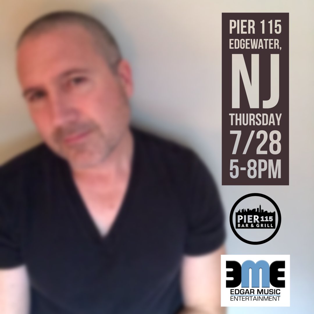 RussellSings's tweet photo. @RussellSings Live 🎹
@beer115_pier115 
Edgewater, NJ
Thursday July 28, 5-8pm
@EdgarMusicEnt 

#pier115 #pierpressure #edgewaternj #weehawken #hobokennj #hoboken #unioncity #westnewyork #jerseycity #NYCskyline #RussellNorkevich #EdgarMusicEntertainment #njmusic #RussellSings https://t.co/FipUTNRCgF