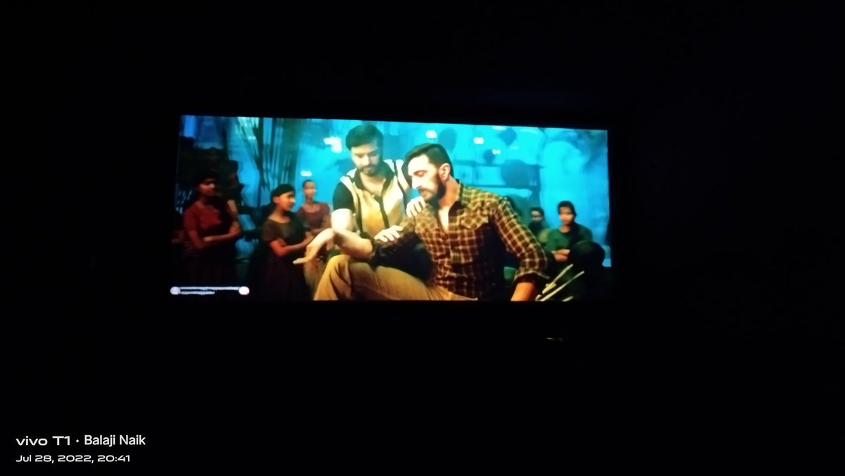 Watched #VikrantRona
What a Fantasy Mysterious, Rollercoaster Ride Movie ❤️
@KicchaSudeep Sir The Man With Swag. 
#VikrantRonaCelebration 
#VikrantRonaReview 
#VikranthRona