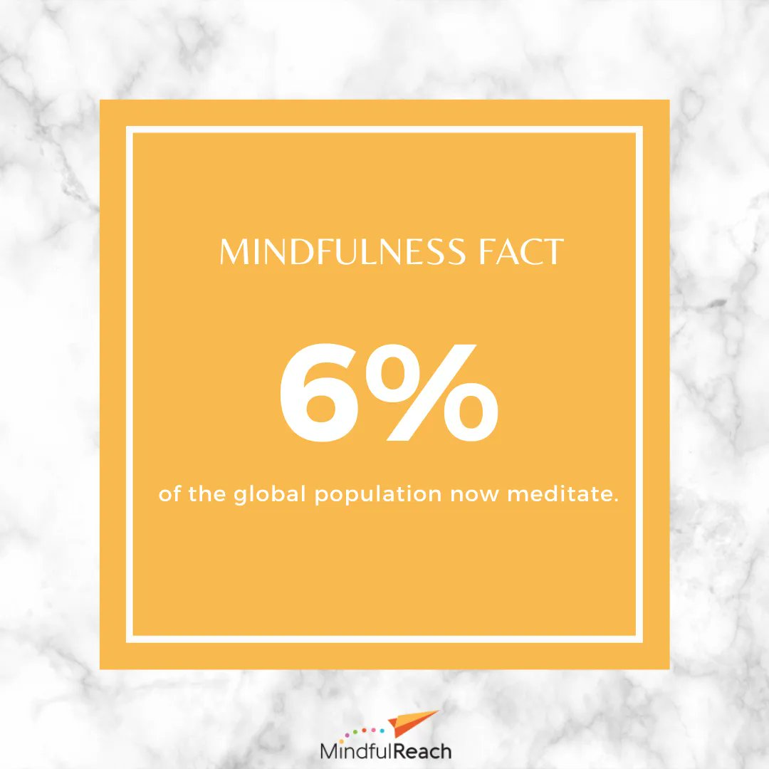 This number continues to increase everyday! At Mindful Reach, we can help you begin your mindfulness journey. See link In bio for more.

#mindfulness #meditation #love #yoga #selflove #selfcare #motivation #mentalhealth #inspiration #healing #wellness #mindset #life #happiness