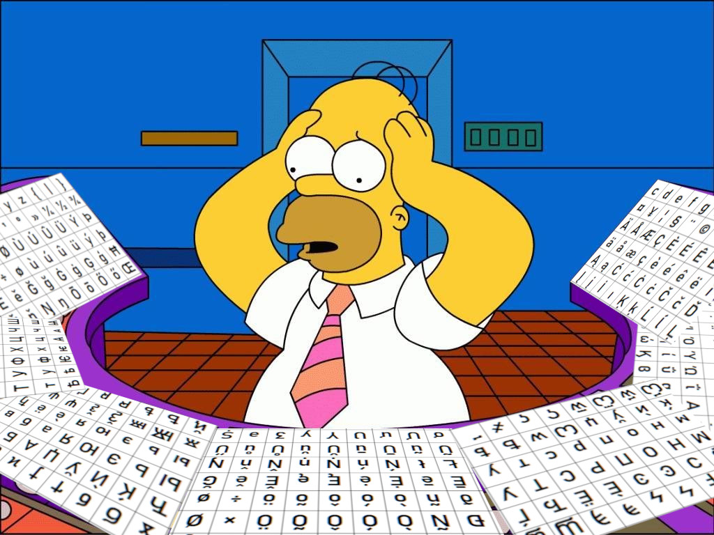 Trying to insert a special character in Microsoft Office be like
