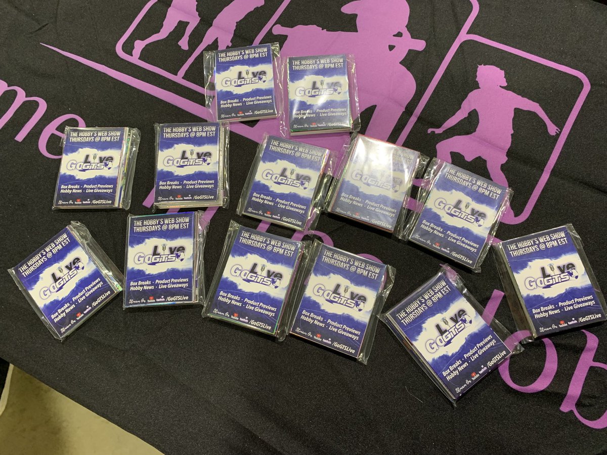 GoGTSLive's tweet photo. Leaving some promo packs at the Women in the Hobby booth. Come and get them https://t.co/aIl9JTtdFp