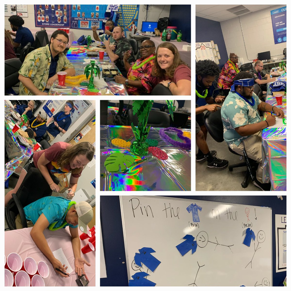 CharlesSt73's tweet photo. A few highlights from our MST Luau during our Appreciation Week at 2918! Thank you for your partnership and what you do everyday for our Stores! #MSTAppreciationweek #servicestarallstars #lowesRVA @MST_899 @steveyoung456 @BlueBoxR1 @BenitoKomadina @MYoungsonLowes @DrPlanogram https://t.co/s4WNtH7jMJ