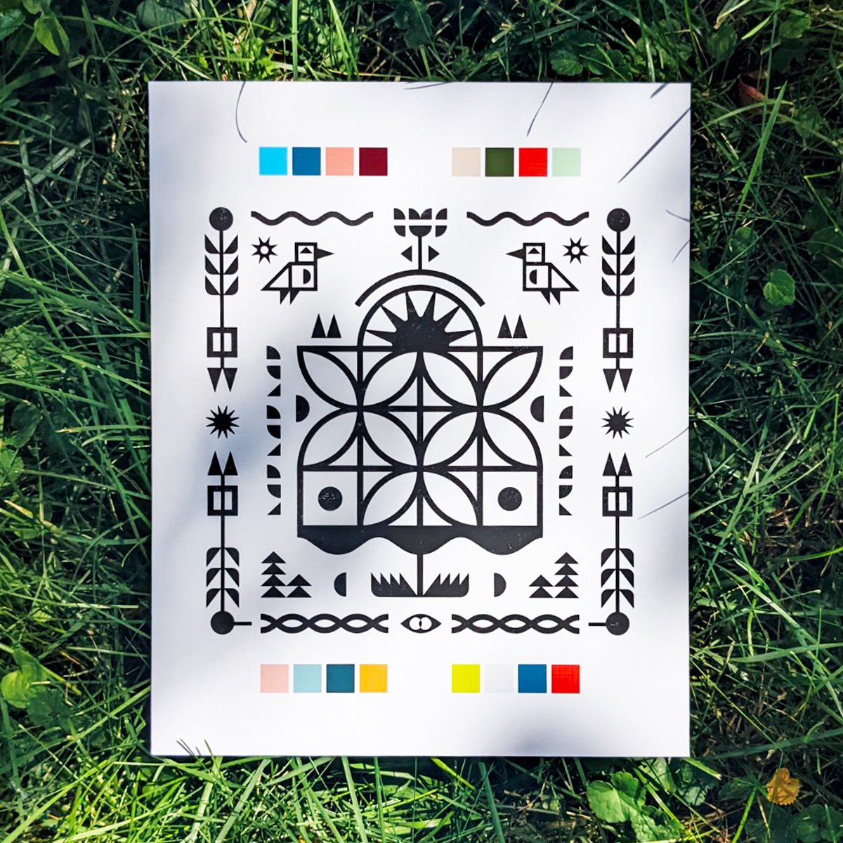 Color testing in real life 🌈

#Illustration #vector #thursdayvibes