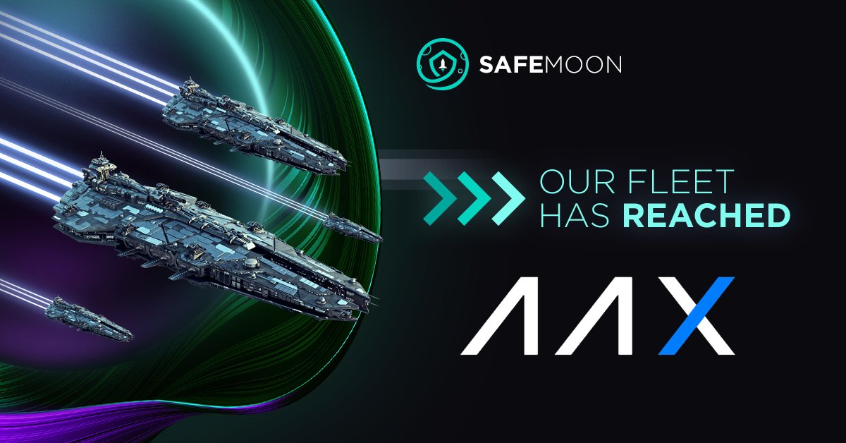 safemoon's tweet photo. Heads up, #SAFEMOONARMY! 👀

#SAFEMOON is now listed on @AAXExchange! 🎉

Deposit, withdrawal &amp; trading are live! 🙌

You can find the details and links that #AAX have posted here: https://t.co/k5yAfe3H5z https://t.co/K0l2GOGhdQ
