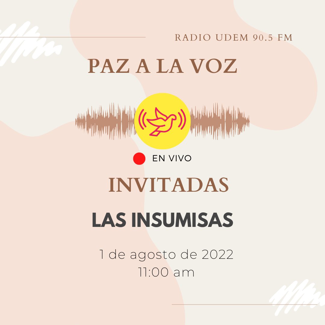 El próximo lunes a las 11am estaremos entrevistando a las mujeres creadoras de <a href="/InsumisasNL/">Las Insumisas Podcast</a>. ¡No se lo pierdan! 

Escuchanos en Radio UDEM 90.5 FM