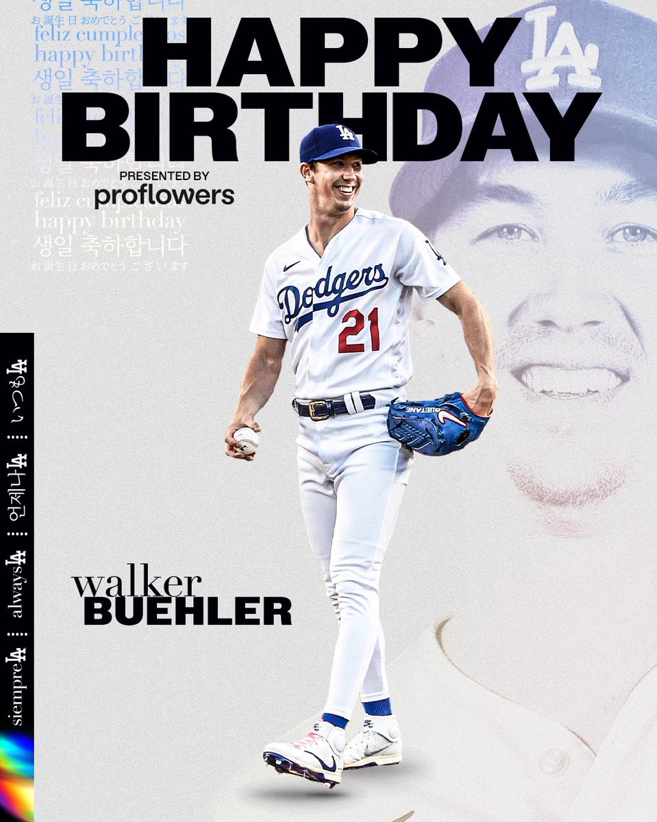 Dodgers's tweet photo. Happy birthday, @buehlersdayoff! https://t.co/N8tAqd39Gm