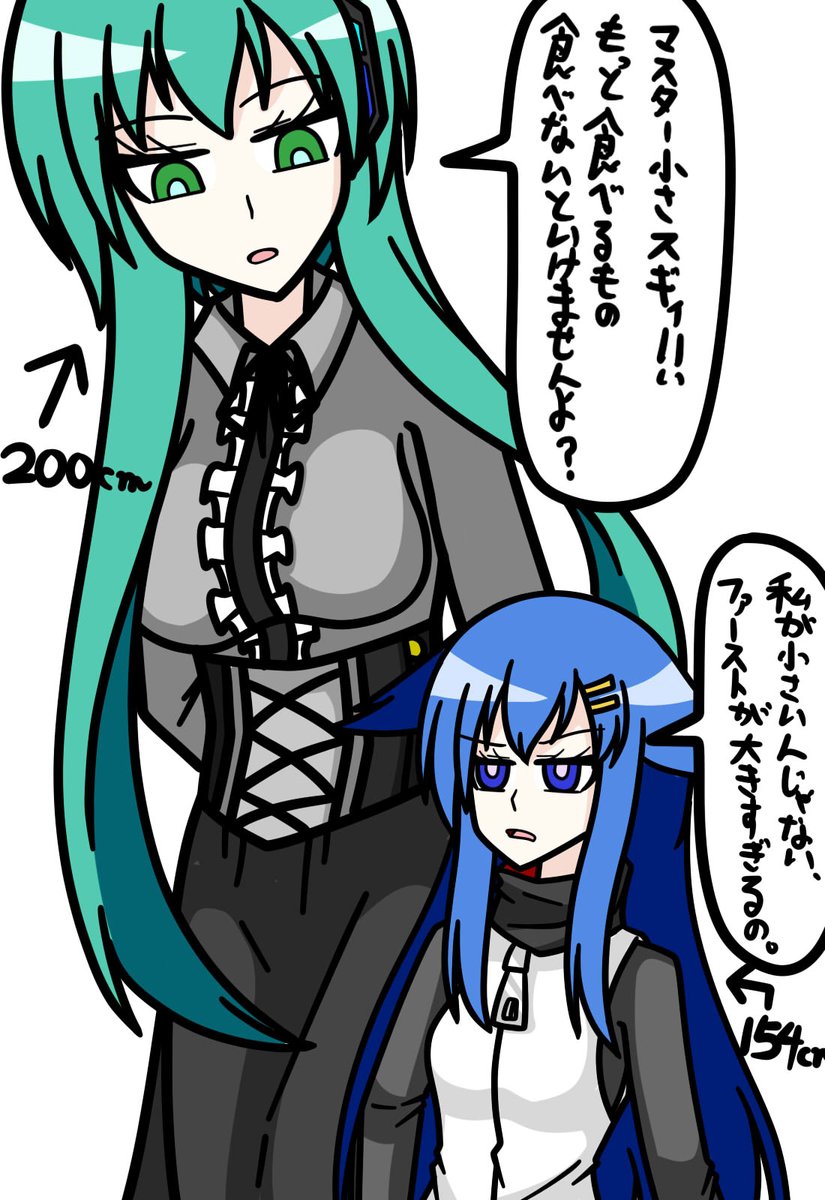 114514日ぶりにオリキャラ二人描いた!!たまには、そういう息抜きもいいよね・・・? 
