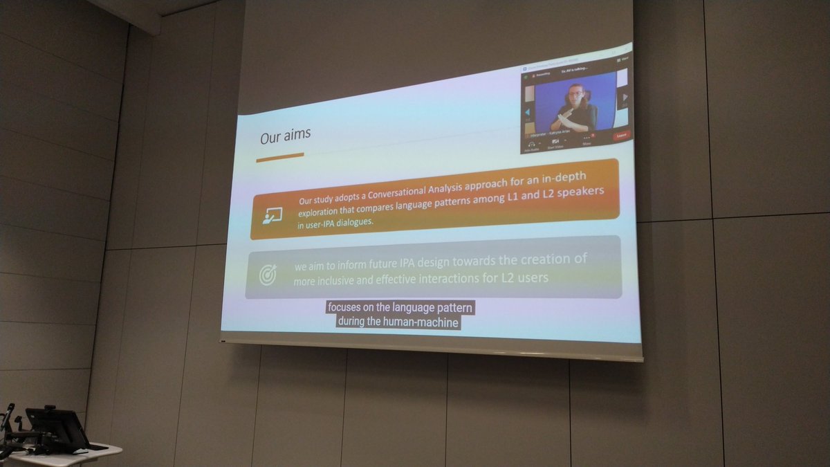 Proud to see my colleague <a href="/YunhanWu1/">Yunhan Wu</a>'s work being presented at  #cui2022, though I'm furious at <a href="/ukhomeoffice/">Home Office</a> for leaving her in the dark about her visa, preventing her from coming to Glasgow to share her research herself.