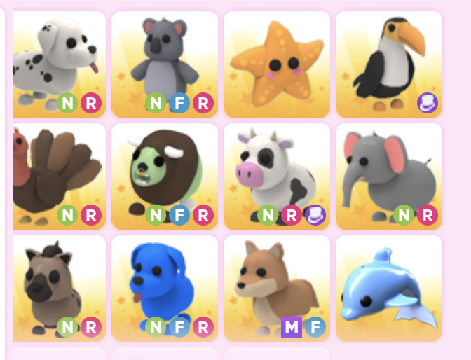Grandeloverx9's tweet photo. selling all my adopt me pets on the app depop!
secured and safe app and all covered by depop:)
message me offers and i will create a seperate listing depending on which pet you are wanting to purchase, im clearing my inventory so willing to negotiate prices ! :) ty #Adoptmetrades https://t.co/Od8FUMsryX