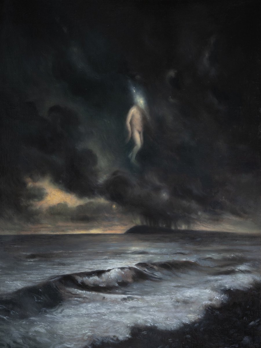 One of my favorite paintings. "Below", made in 2020