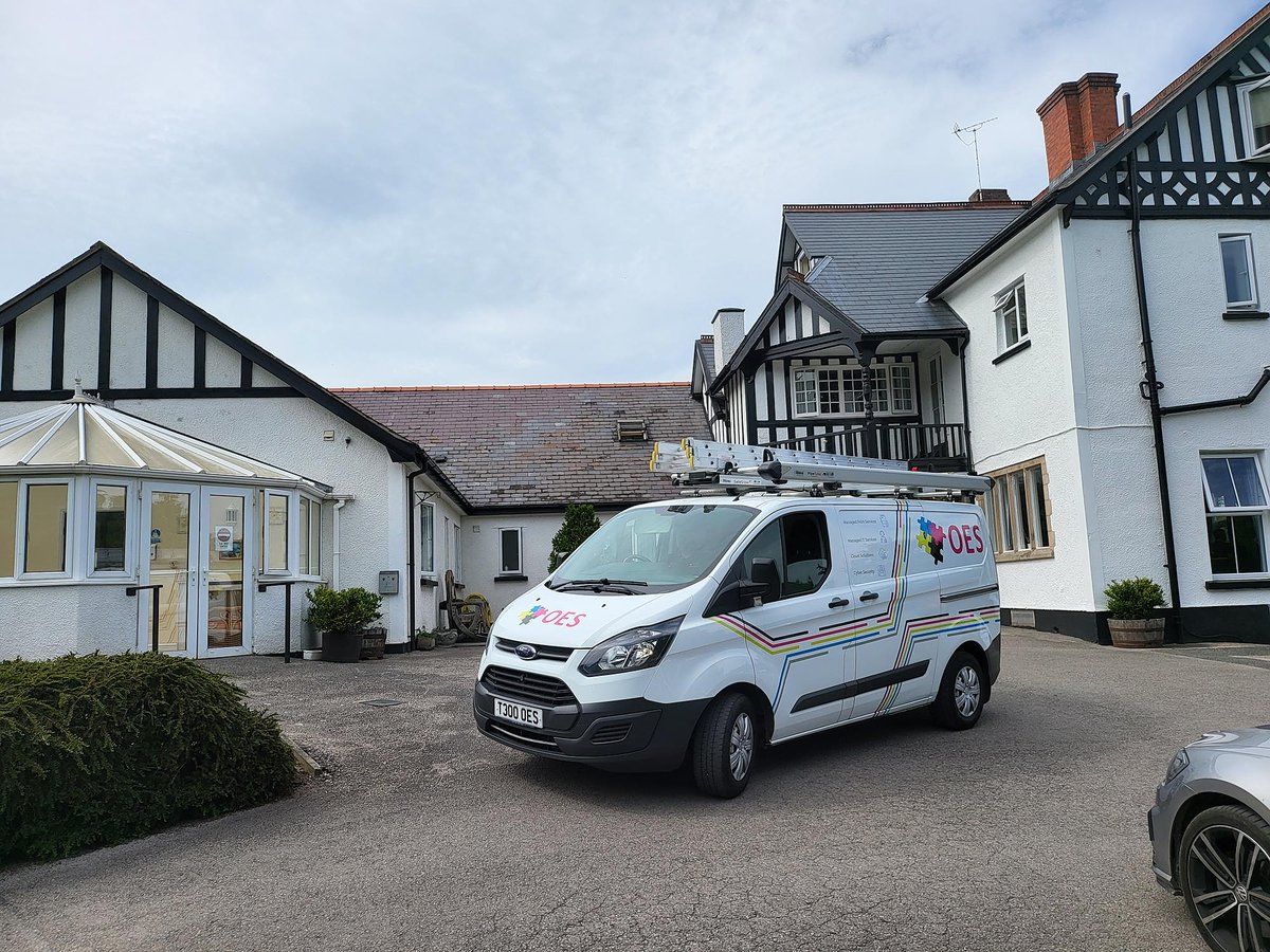 OESUKLtd's tweet image. Apprentice IT Engineer Reuben assisting install #WirelessAccess at Hafod Y Green Nursing Home, enabling residents full internet access to stay connected with loved ones, video call, watch TV, and pass time with Apps and games. 💻📶📱

#WeAreOES #WirelessAccess #StayConnected