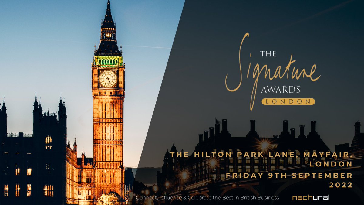 The Signature Awards on Twitter "connect, influence and celebrate