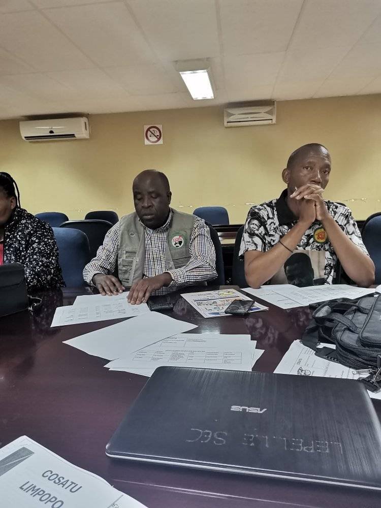 _cosatu's tweet photo. #COSATU Ephraim Mogale Local Executive Committee session is underway in Sekhukhune district to strengthen the federation on the ground #WorkerControl #InternalDemocracy #OrganizationBuilding #Hegemony https://t.co/zPkxYDgRdY
