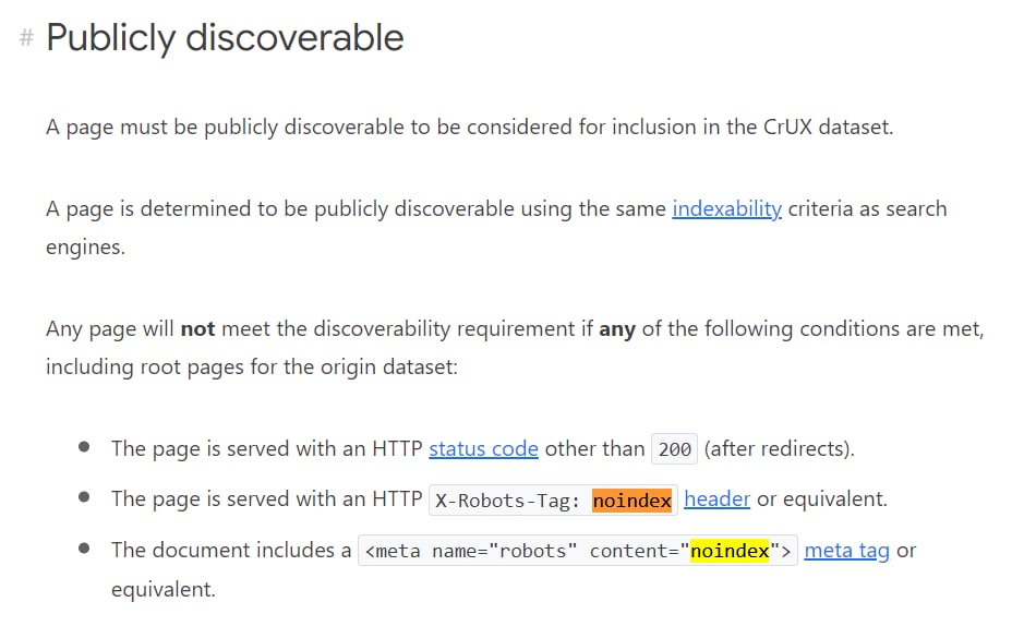 ICYMI: Google's core web vitals no longer looks at scores of pages with noindex on it - not sure when this changed but in 2021 Google said this was not the case seroundtable.com/google-core-we…