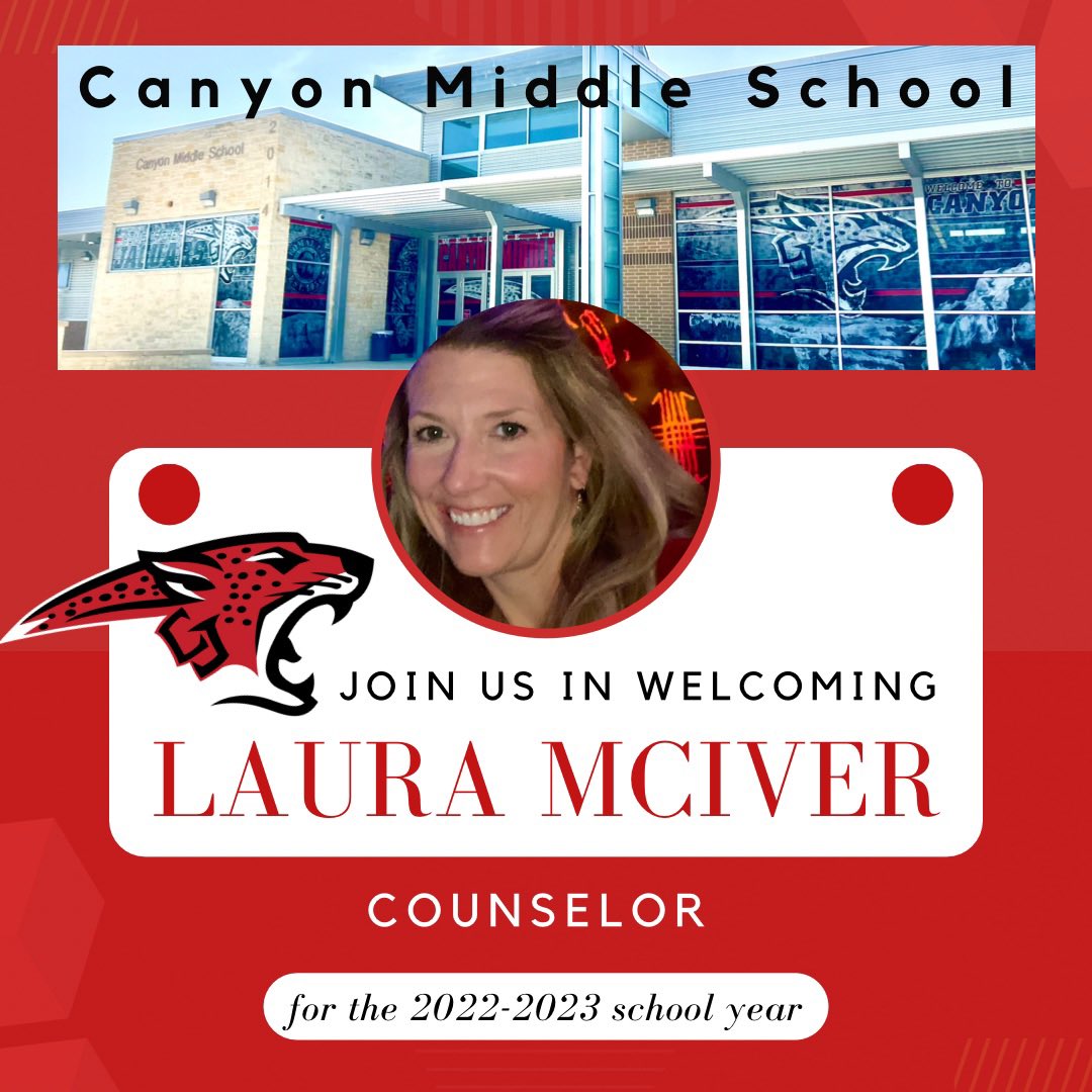 Canyon Middle School on Twitter "SPOTTED Laura McIver joining us as a