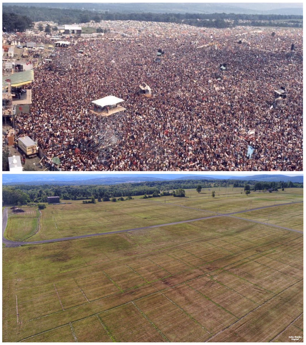 This Day in History:  It was 49 years ago today when 600,000 gathered for “Watkins Glen Summer Jam” at the Grand Prix course there to hear <a href="/allmanbrothers/">Allman Brothers Band</a>, <a href="/GratefulDead/">Grateful Dead</a> and The Band.  I went there yesterday to replicate the epic AP photo from that day—without a soul around.