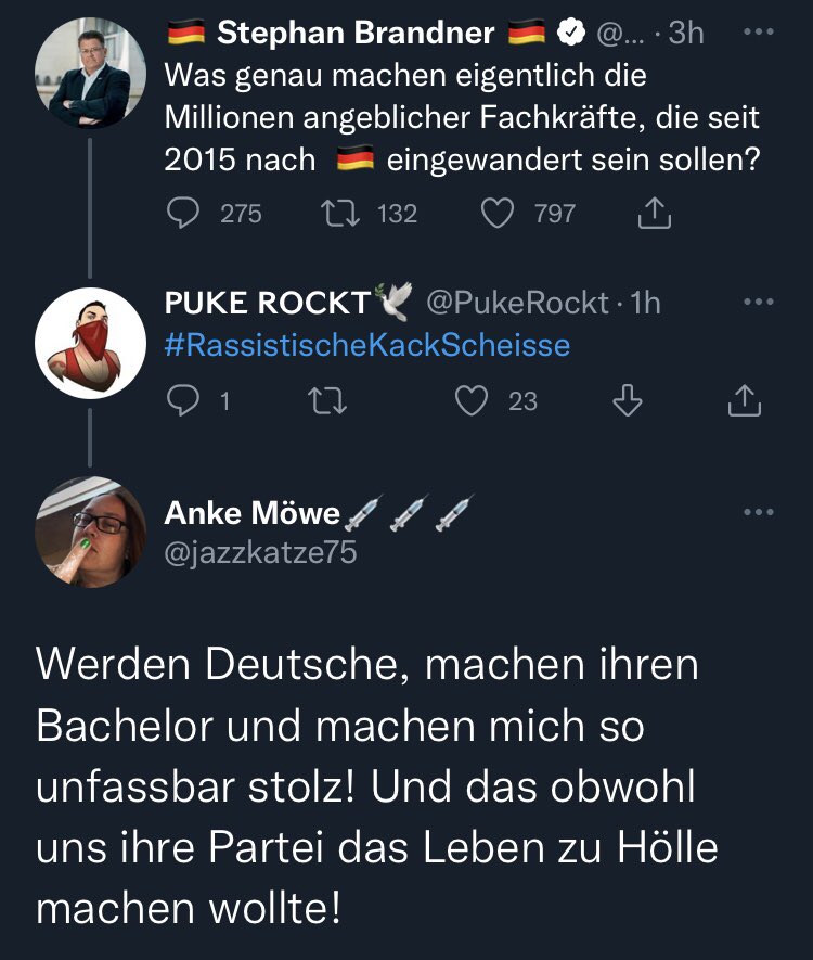 Glaube, so hatte sich #AfD-Vize Stephan Brandner das nicht vorgestellt.