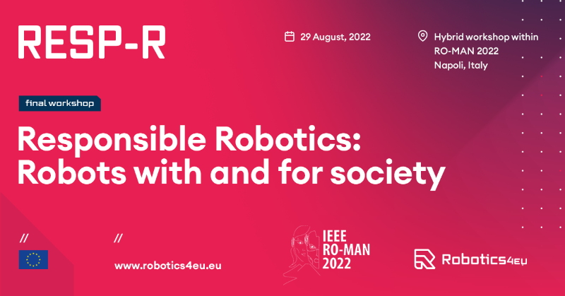 Robotics4EU's tweet photo. ⌛📢Want to know the latest developments in #ResponsibleRobotics?
🤖You must attend this #InteractiveWorkshop.📍External experts will address design work &amp; evaluation methods. Plus, there will be knowledge exchange between academia &amp; industry.
🛎https://t.co/bxWV7LORxj
@CORDIS_EU