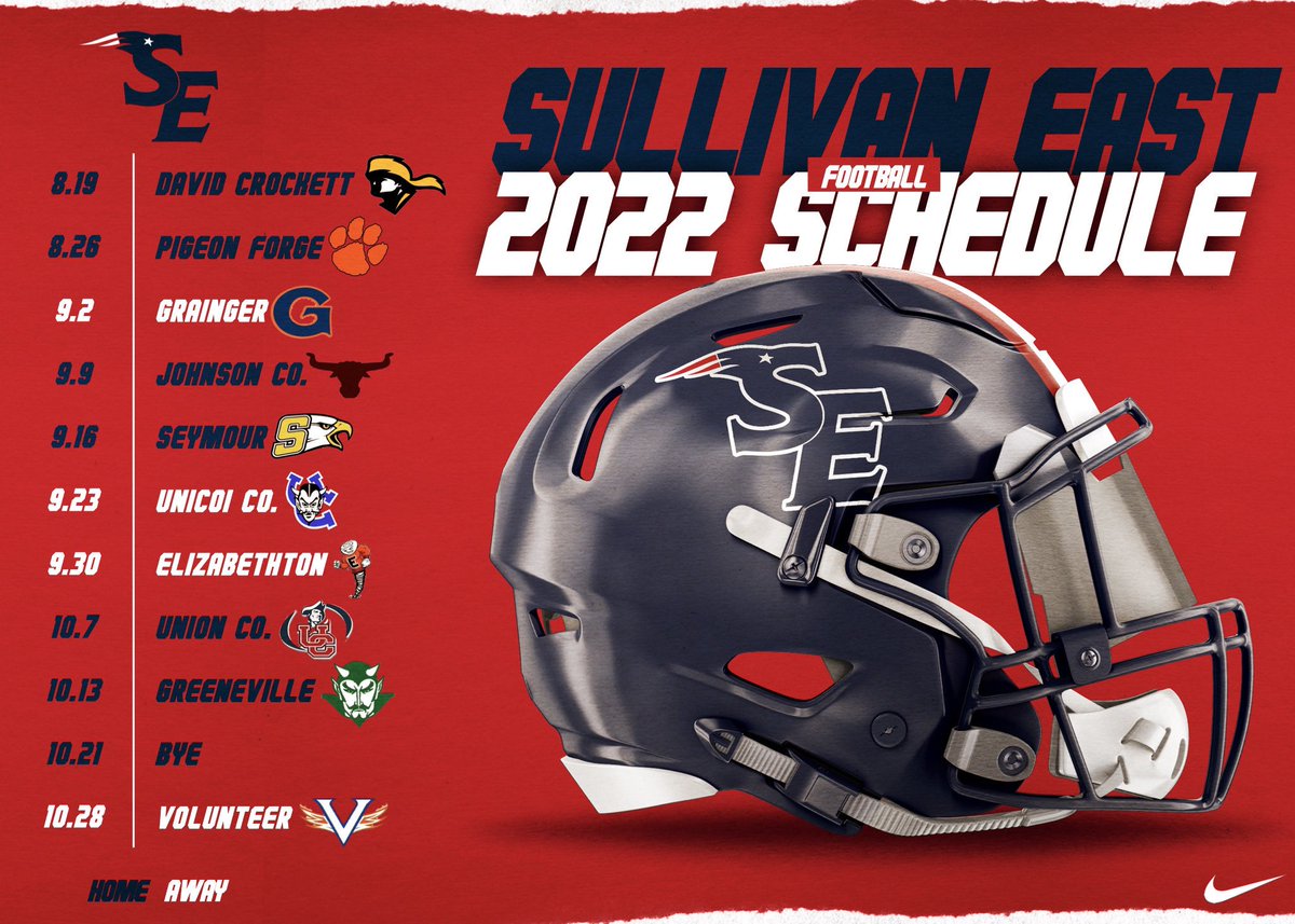 sehsfootball's tweet photo. 🚨 Schedule Drop 🚨 https://t.co/wHGepHRk4x